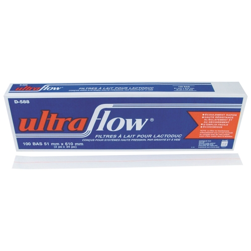 Filtres à lait Ultra-Flow pour lactoduc 2 X 24po